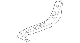 Lr035105 Land Rover Genuine Outer Bracket Bumper