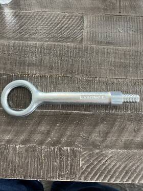 Lr058589 Land Rover 15-21 Discovery Sport Front Bumper Emergency Tow Hook Eye Oem