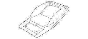 Lr079375 Land Rover Genuine Bezel Molding Bumper
