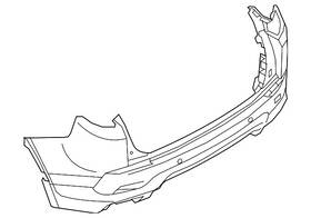 Lr122957 Land-rover Genuine Bumper Cover
