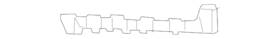 52157-06070 Lexus Genuine Bumper Cover Support Rail