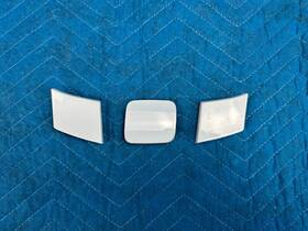 5216550901 Lexus Ls460 Rear Bumper Cover Plate And Hole Covers 3pc Set White 2mh 2013-2017 Oe