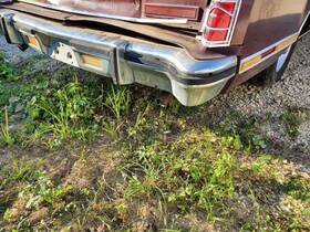 190-01044 Lincoln 1977 1978 1979 Mark V Oem Complete Rear Bumper