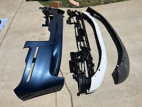 Bp7814 Lincoln 2020 - 2023 Aviator Front Bumper Cover Oem With Sensors Lower Molding