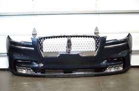 R1mz17757a Lincoln 2020-2023 Aviator Front Bumper Cover With Fog Light Camera Flight Blue Oem