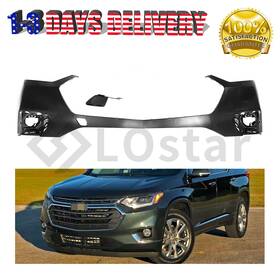 Lsot001534 Lostar Front Bumper Cover With Tow Hook For 2018 2019 2020 2021 Chevrolet Traverse