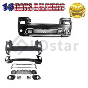 Lsot002025a Lostar B C Complete Front Bumper Cover Kit With Fog Lights Fit 2014-2028 Jeep Cherokee