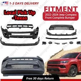 Lsot002729a Lostar B C D Pick Up Only Front Bumper Cover Kit Fit 22-24 Jeep Compass Limited High Altitude
