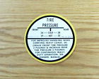 Made In Usa Chevy Tire Pressure Inflation Glove Box Door
