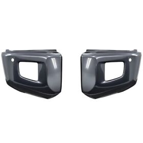 Du03mg Magnetic Grey Metallic Front Bumper End Cap Overlay For 2014-21 Tundra With Sensors