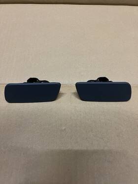 61677244959 Map 2010-2014 Rolls Royce Ghost Front Bumper Headlight Headlamp Washer Cover Cap Set