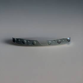 670010774 Maserati 2014-2017 Ghibli Front Bumper Upper Support Bracket Plate Trim Used Oem