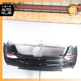 673004366 Maserati 14-17 Quattroporte M156 Gts Rear Bumper Cover Black Oem