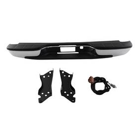 12473001 Maxpeedingrods 15qjec Chrome Rear Bumper Assembly For Gmc Sierra 1999-2006 Bolt-on