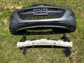 Mazda 13441222 2010-2012 Cx-9 Front Bumper Shell Cover With Grilles And Foam Insert Gray
