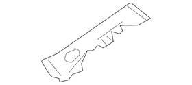Mazda Bjs7-50-2h1b Genuine Bumper Cover Support Rail