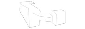 Br5s-50-0u1b Mazda Genuine Bumper Cover Bracket