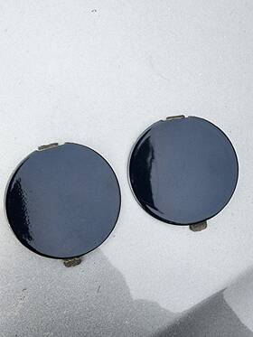 Kds3-soel1 Mazda 2013-2016 Cx-5 Rear Bumper Left And Right Tow Hook Eye Cover Caps Color 42m