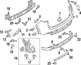 Ksd4-50-281a Mazda Genuine Stay