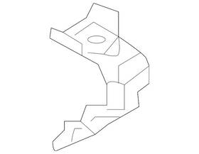 N243-50-2r2 Mazda Genuine Bumper Cover Stop