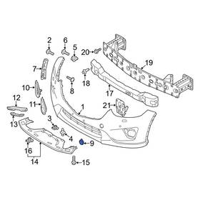 Kd5350ek1a9u Mazda Oe For Cx-5 2013-2016 Right Tow Eye Cap