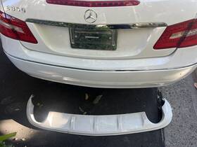 A2078850223 Mercedes 2009 - 2014 E-class Cabriolet W207 Rear Bumper Lower Valance 2078852125