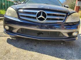 105-50370c Mercedes-benz 2008 2011 C300 Oem Front Bumper Damaged Center Grille Blue 359
