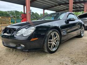 105-58912a Mercedes-benz 2004 2005 2006 Sl500 Oem 040 Black Front Bumper Damaged See Pictures
