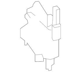 117-885-37-00-64 Mercedes-benz Genuine Cover Bracket