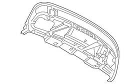 156-885-20-01 Mercedes-benz Genuine Lower Cover