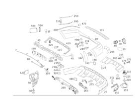Mercedes-benz 164-885-06-14 Genuine Mercedes-benz Holder