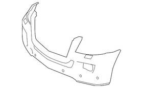 164-885-11-38-9999 Mercedes-benz Genuine Bumper Cover