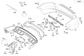 166-885-32-14 Mercedes-benz Genuine Holder