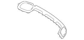 167-885-26-10 Mercedes-benz Genuine Center Panel