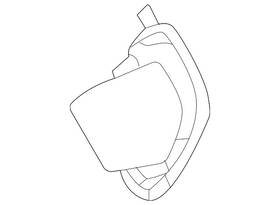Mercedes-benz 167-885-68-00 Genuine Mercedes-benz Bumper Cover Heat Shield Bracket