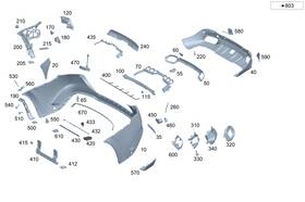 167-885-70-00 Mercedes-benz Genuine Trim Molding
