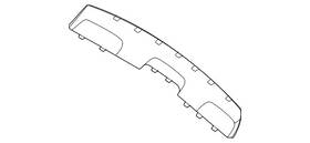 167-885-75-00 Mercedes-benz Genuine Bumper Cover Spacer Panel 1678857500