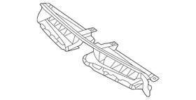 167-885-83-02 Mercedes-benz Genuine Bumper Cover Stop