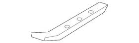 172-881-02-06 Mercedes-benz Genuine Bumper Cover Bracket