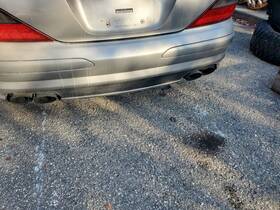 190-58928e Mercedes-benz 2003 2008 Sl55 Amg Oem Rear Bumper 723 Cubanite Silver Convertible