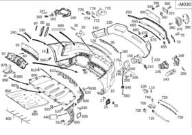 190-880-02-00 Mercedes-benz Genuine Mounting Rail