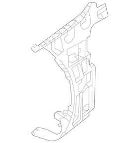 190-880-74-01 Mercedes-benz Genuine Mounting Rail