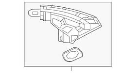 192-880-96-02 Mercedes-benz Genuine Outer Reinforced
