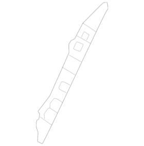 192-885-77-00 Mercedes-benz Genuine Vent Cover