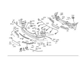 203-880-12-14 Mercedes-benz Genuine Holder