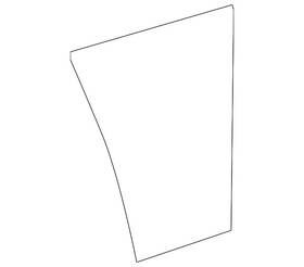 204-682-16-30 Mercedes-benz Genuine Bumper Cover Insulator
