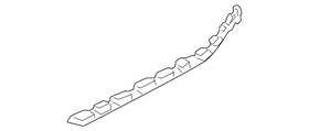 204-880-07-30 Mercedes-benz Genuine Bumper Cover Support Rail