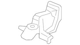 205-885-03-14 Mercedes-benz Genuine Lower Bracket