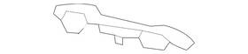 205-885-09-21 Mercedes-benz Genuine Side Bracket