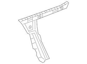 205-885-94-03 Mercedes-benz Genuine Bumper Cover Bracket